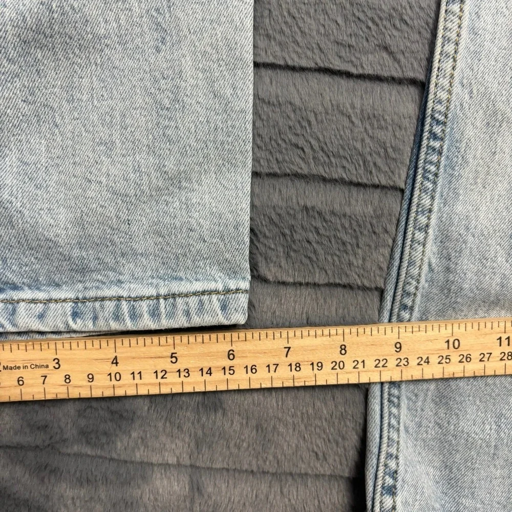 Levis 502 Regular Taper Fit Light Wash Denim Jeans Mens 32x32 29507-1440